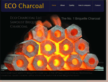 Tablet Screenshot of ecocharcoalusa.com